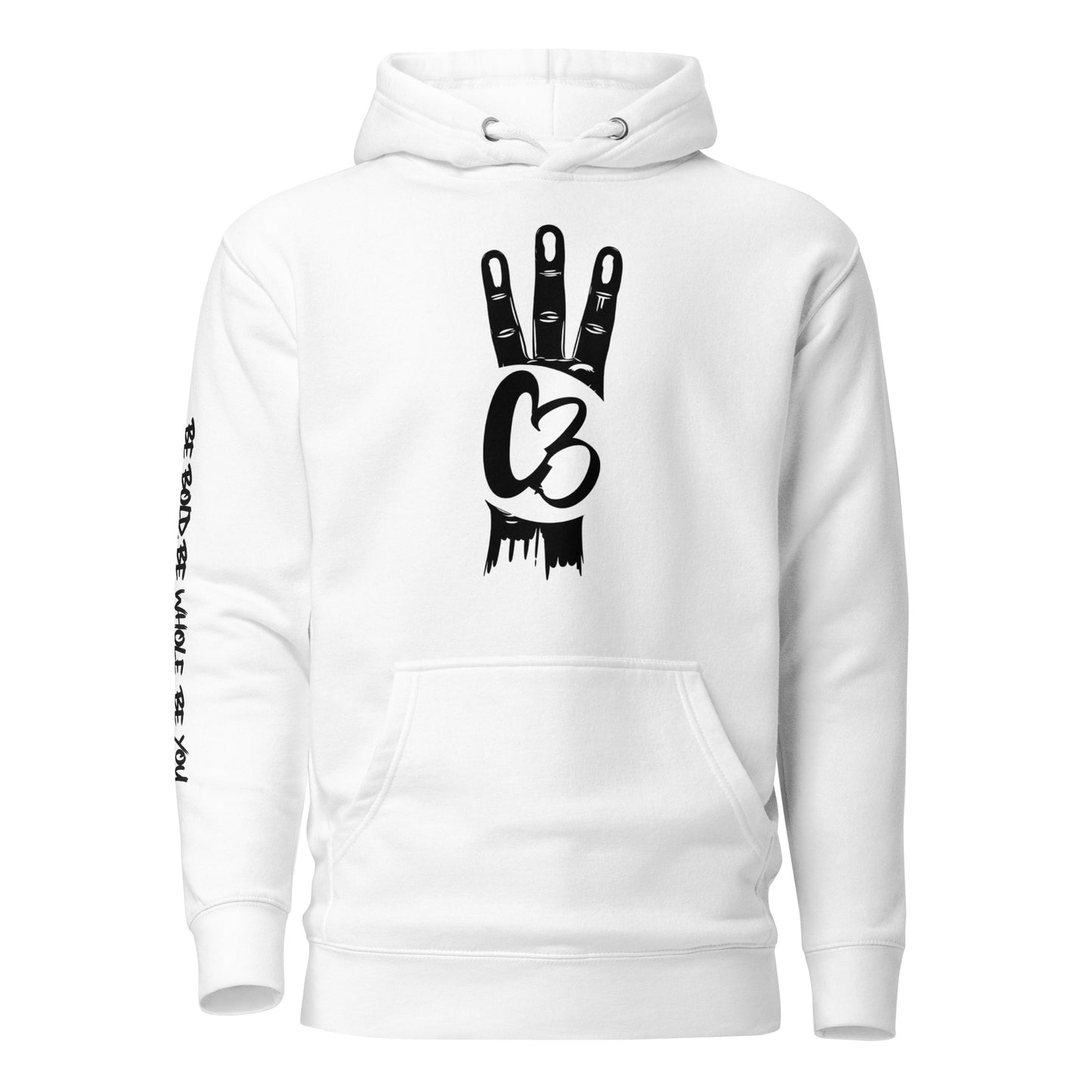 C3 Large Logo Hoodie - Ivory Keys