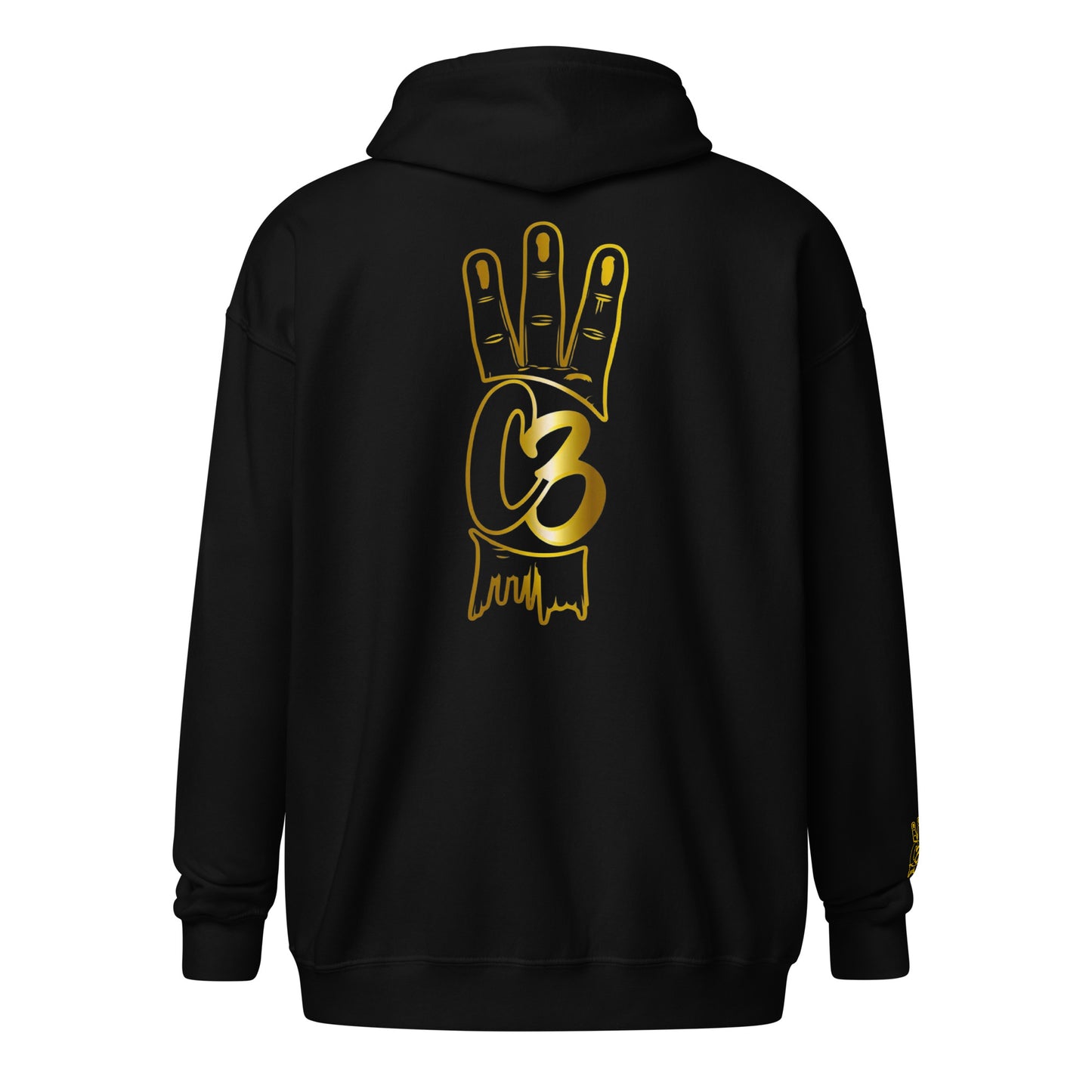 C3 Slogan Zip Hoodie - Midas Touch
