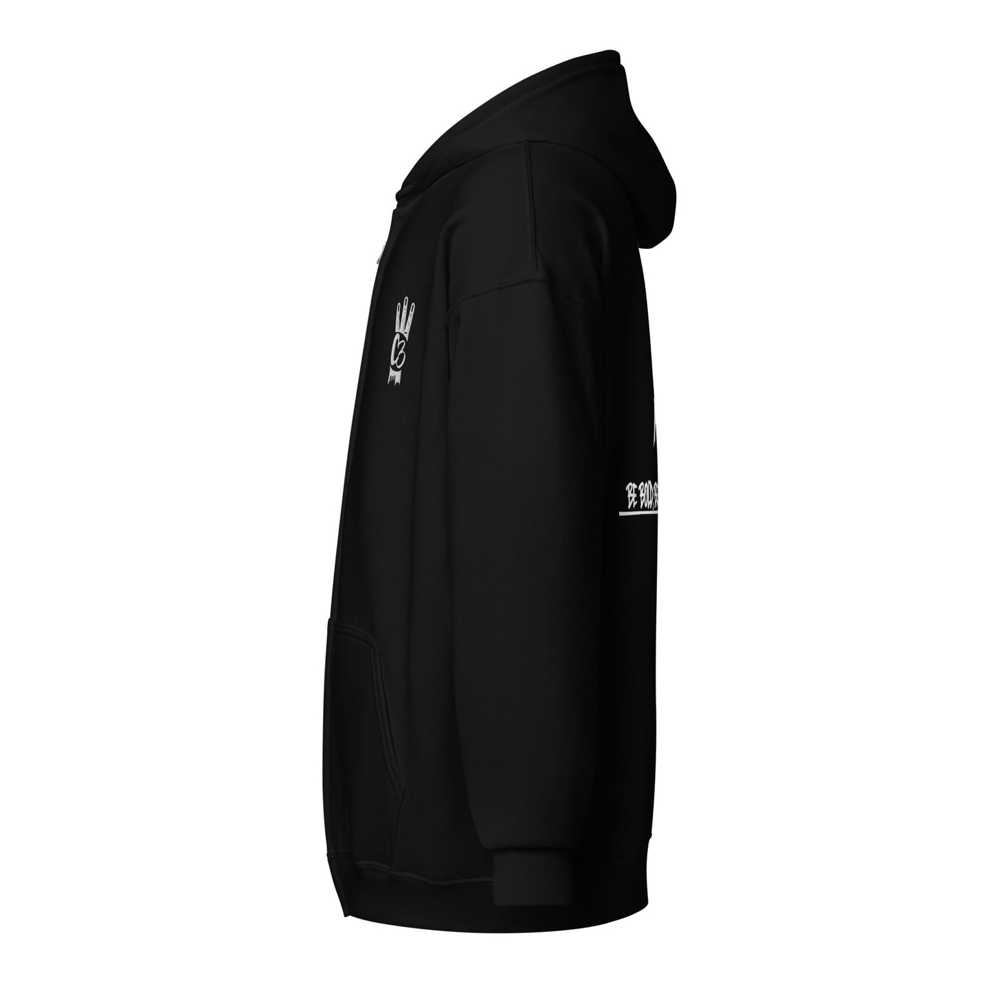 C3 Logo Zip Hoodie - Ebony Keys