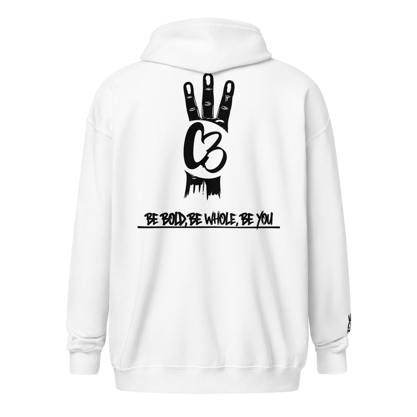 C3 Logo Zip Hoodie - Ivory Keys